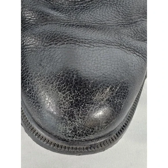 FootJoy Dryjoys Golf Shoes 53633 Black Pebbled Leather Men's Size 10.5 Wide EUC - Picture 8 of 13